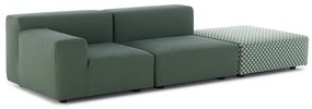 Canapea de grădină de design Kartell Liberty cu puf OBI CHECK — stil și confort pe terasa ta Culoare: verde salvie