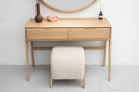 Taburet lemn masiv Brooklyn, 100 × 45 × 48 cm