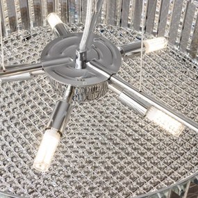 Lustră de cristal pe lanț Brilagi GLAMOUR 5xG9/42W/230V