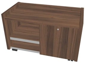 Comodă mobilă Verno 100 x 50 cm, dreapta, nuc