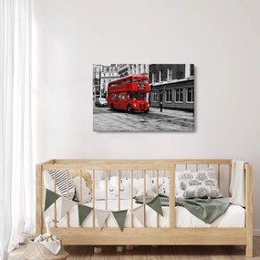 Tablou - Londra cu autobuz (90x60 cm)