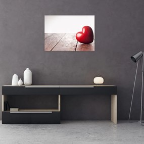 Tablou - Inima din lemn (70x50 cm)