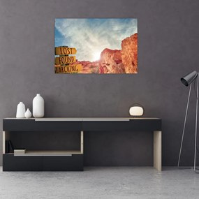 Tablou unui indicator cu inscripție (90x60 cm)