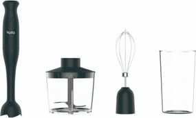Set blender manual, tocator si mixer 3in1 Oliver Voltz OV51112PC, 250 W, 0,7 l, Negru
