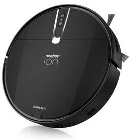 Niceboy ION Charles i4 - Aspirator robot inteligent 2în1 4400 mAh Wi-Fi negru +