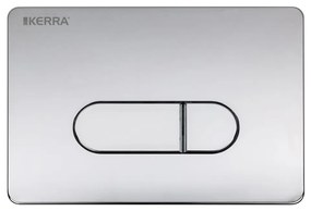 Set rezervor WC montat pe perete Kasos Pacific Chrome