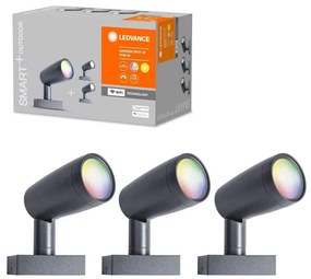 SET 3x lampă LED RGBW de exterior SMART + SPOT 3xLED/4,5W/230V IP65 Wi-Fi Ledvance