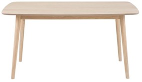Masă dining cu baza din lemn de stejar Actona Nagano, 150 x 80 cm