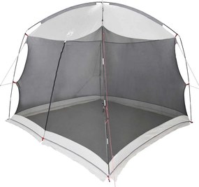 vidaXL Cort cu plasă de țânțari cu acoperiș Gri 320 x 320 x 218 cm