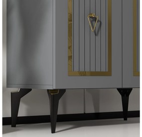 Dulap Lideke 3 (antracit + auriu) . 1093349
