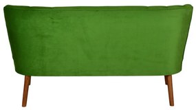 Canapea 2 Locuri, Lemn Solid, Moon River, Verde