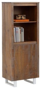 Bibliotecă în culoare naturală din lemn masiv de pin 55x140 cm Lagos - Støraa