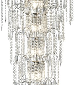 Lustra cristal casa scarii design LUX Waterfall 13L 1313-13CC SRT