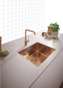 Grohe Essence Baterie chiuveta bucatarie, cupru mat (brushed warm sunset)