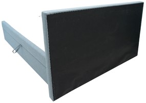 Pat matrimonial Boxspring 180 cm Revenant (albastru) (cu somieră și saltea) (cu sp. depozitare). 1098562