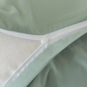 Lenjerie de pat din microfibra CALITHRA verde deschis Dimensiune lenjerie de pat: 70 x 80 cm | 140 x 200 cm