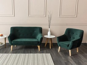 Canapea catifea Nordic 2 bleumarin Blu86