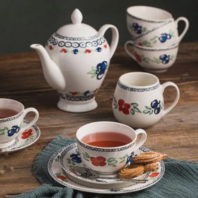 Set servire ceai sau cafea, 12 piese, 6 persoane, Kalina