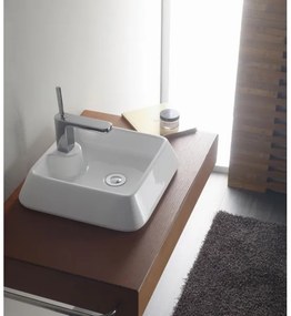 Bathco 4003 - Lavoar pentru blat GALICIA 40x40 cm porțelan/alb