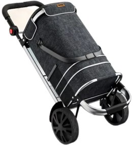 Jurhan Geantă de cumpărături pe roți EASY, 50L, negru