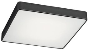Plafoniera LED patrata design slim ONTARIO 35cm neagra