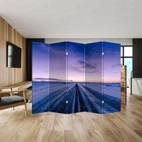 Paravan - Autostrada iarna (210x170 cm)
