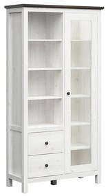 Vitrină Hesen REG1W2S/20/11 (cu iluminat LED) (zadă sibiu deschis + Pin larico). 1062526