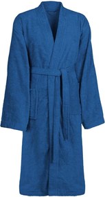 vidaXL Halat de baie KINN albastru XXL Bumbac