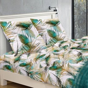Lenjerie de pat din microfibra verde, FLUFF