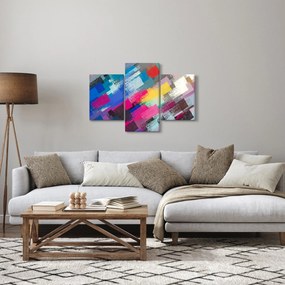 Tablou - Dungi colorate cu pensula (90x60 cm)