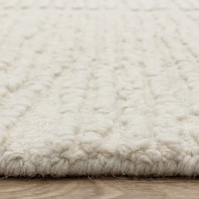 Covor fildeș țesut manual din lână 120x170 cm Zennith Column – Asiatic Carpets