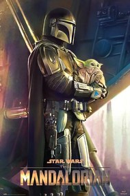 Poster Star Wars: The Mandalorian - Clanul celor doi