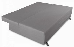 Canapea extensibila Napoli Grey, 205x90x86 cm, cu lada de depozitare