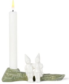 Sfeșnic de Crăciun din gresie Kähler Design Christmas Hug, lungime 19 cm