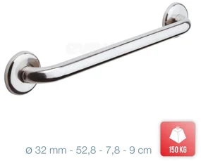 Bara de sustinere pentru baie 45cm Metaform Safe Medium 105H09100, inox