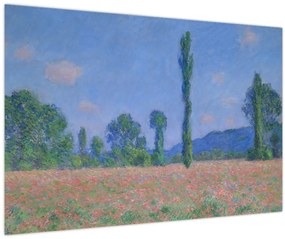 Tablou - Claude Monet, Poppy Field (Giverny), reproducere (90x60 cm)