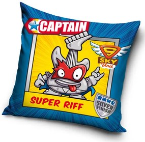 Față de pernă SuperZings Capitanul Super Riff, 40 x 40 cm