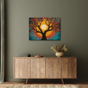 Tablou - Soarele în coroana arborelui vieții (70x50 cm)