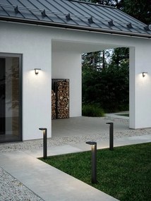 Aplica LED solara de perete, cu senzor de miscare, design modern, IP44 RICA SQUARE 2118161003 NL