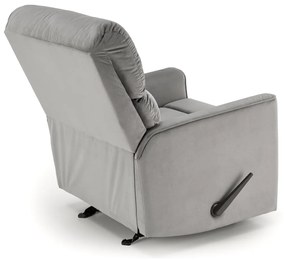 Fotoliu recliner Karim stofa gri H103 cm