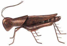 Decorațiune de grădină din metal Grasshopper, 27 x13 x 13 cm