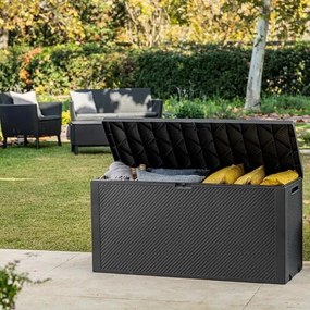 Ladă de depozitare pentru grădină Keter Emily, 270 l, antracit