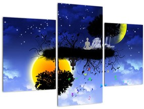Tablou - Reflecția echilbrului (90x60 cm)