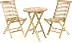 Mobilier de grădină DIVERO din tec