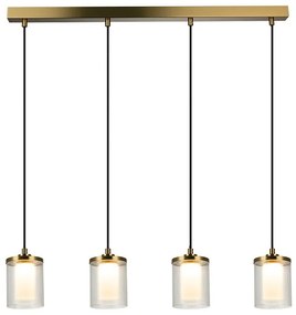 Lustra LED dimabila design modern decorativ Luxury aurie