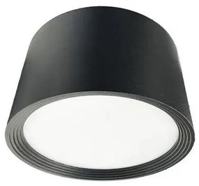 Spot LED/14W/230V 4000K d. 12 cm negru