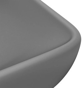 Chiuveta de lux gri inchis mat 71x38 cm ceramica dreptughiular matte dark grey