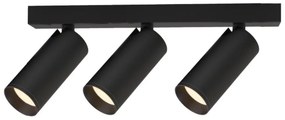 Plafoniera cu 3 spoturi GU10 directionabile NAZARE negru