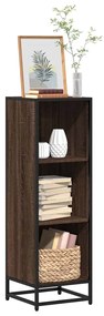 vidaXL Bibliotecă, stejar maro, 33,5x33x107,5 cm, lemn prelucrat