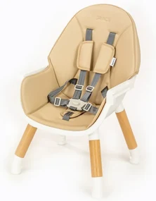Scaun de masă pentru copii New Baby Grace 3in1 bej, 61 x 101 x 61 cm